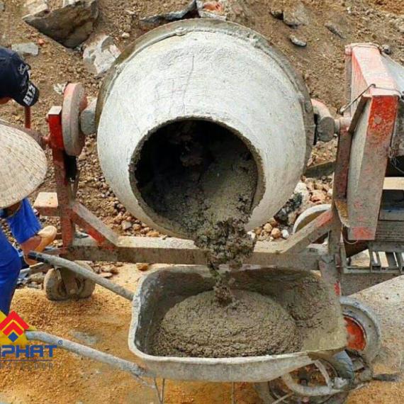 Đổ 1 khối bê tông cần bao nhiêu cát đá xi măng?
