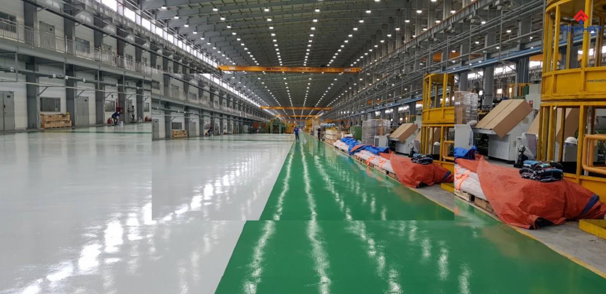 bảng giá thi công sơn sàn epoxy
