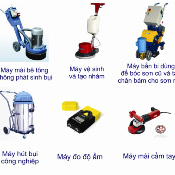 5 Bước thi công sơn epoxy tự san phẳng chuẩn theo kỹ thuật