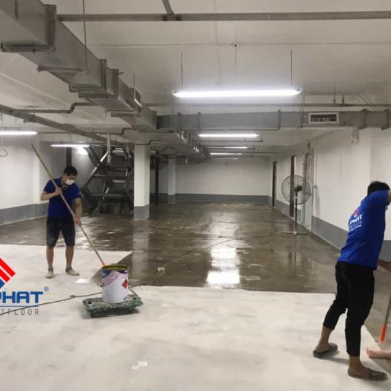 Nguyên nhân và quy trình sửa sàn Epoxy bị rộp chi tiết nhất