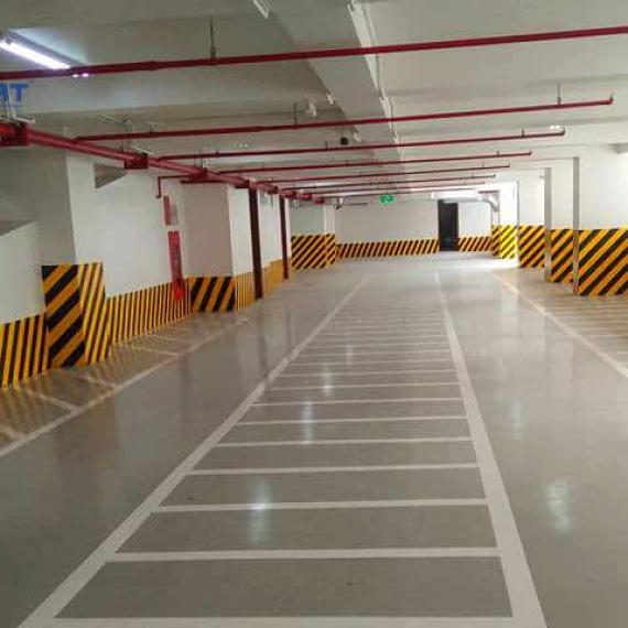 Sơn Epoxy tầng hầm - Tổng công ty 789 Bộ Quốc Phòng
