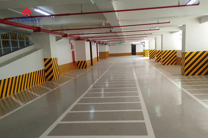 Sơn Epoxy tầng hầm - Tổng công ty 789 Bộ Quốc Phòng