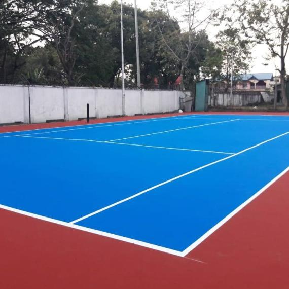 Thi công sân Tennis