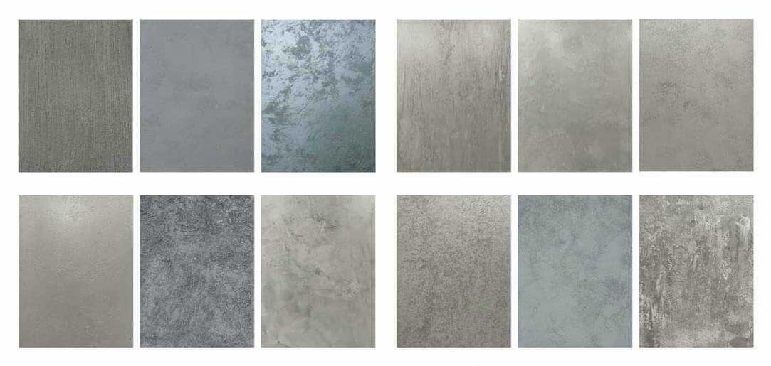 bảng màu sơn sàn epoxy giả bê tông