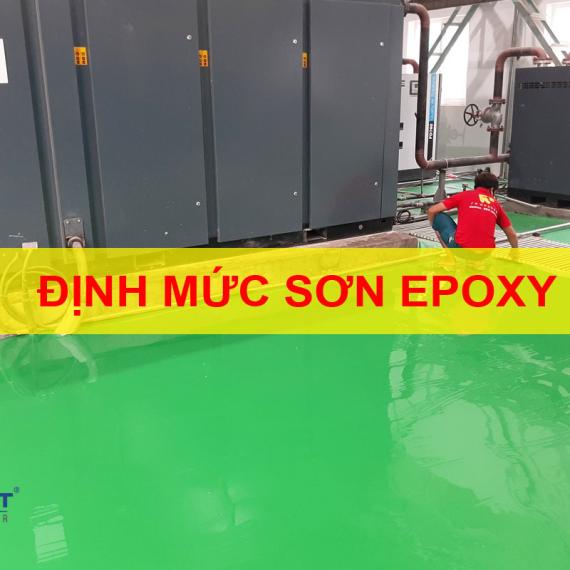 1 thùng sơn epoxy sơn được bao nhiêu m2? định mức sơn epoxy