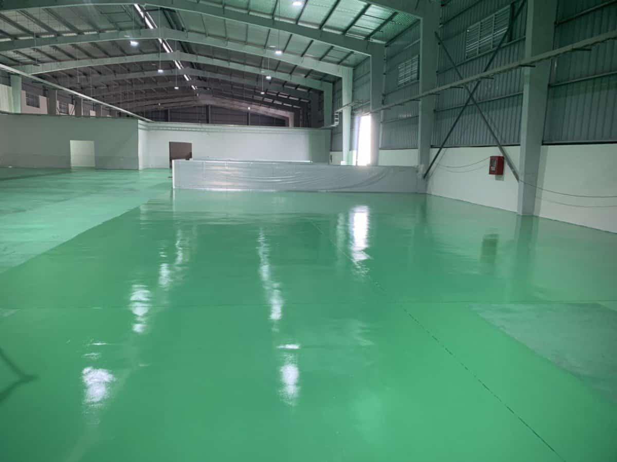 Nghiệm thu sơn sàn Epoxy 8000M2 tại Hưng Yên