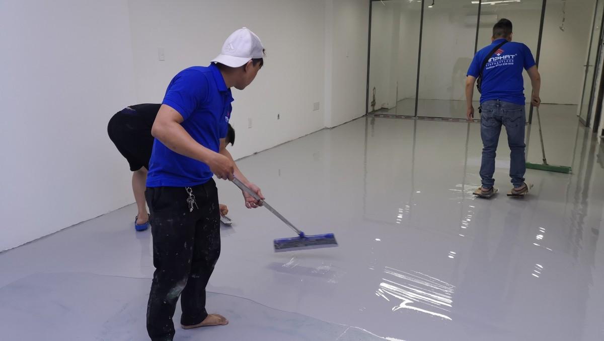 thi công sơn epoxy giá rẻ
