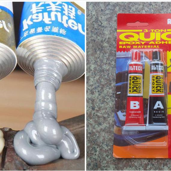 Cách dùng keo AB dán sắt hiệu quả nhất