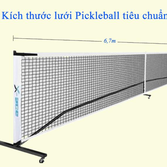 Kích thước chiều cao lưới pickleball theo tiêu chuẩn quốc tế 2024