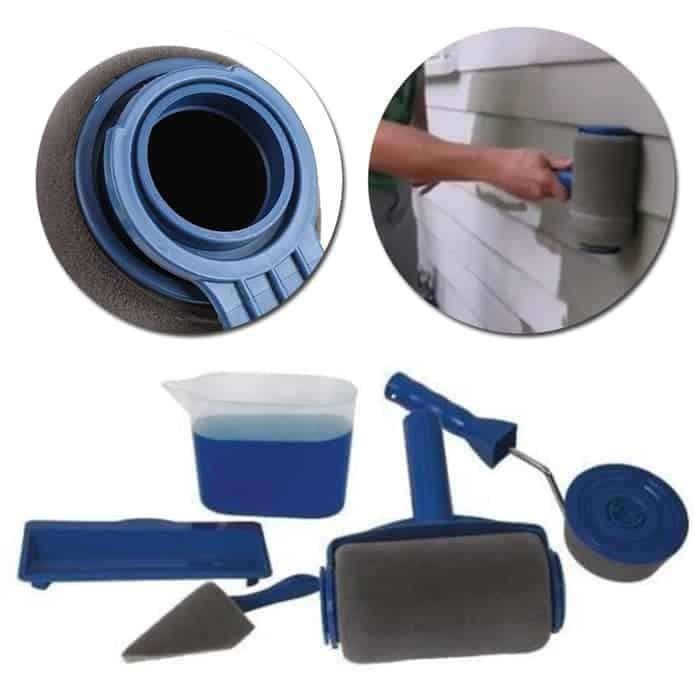 Đầu lăn và khu vực đổ sơn
