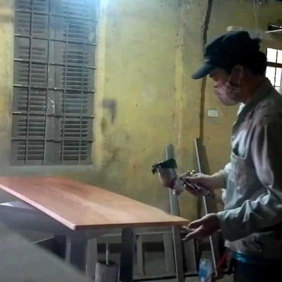 Quy trình sơn pu gốc nước