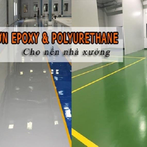 So sánh sơn epoxy và sơn pu