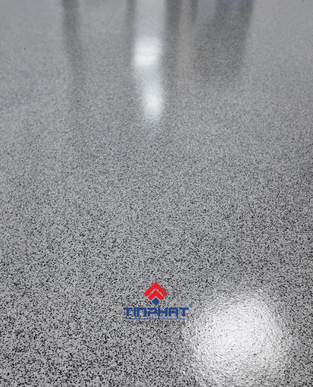 sơn epoxy cát màu