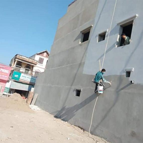 Sơn chống thấm pha xi măng chất lượng vượt trội, chống thấm bền vững