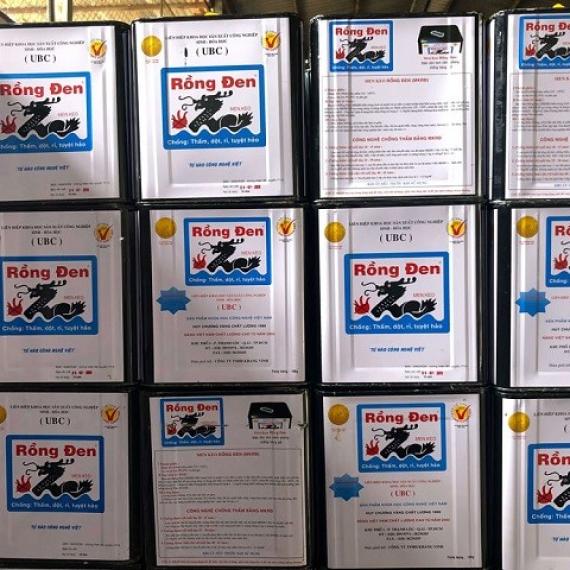 Sơn chống thấm rồng đen ngăn thấm nước tốt cho mọi công trình