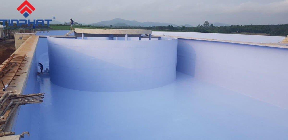 Công trình thi công sơn chống thấm bể xả