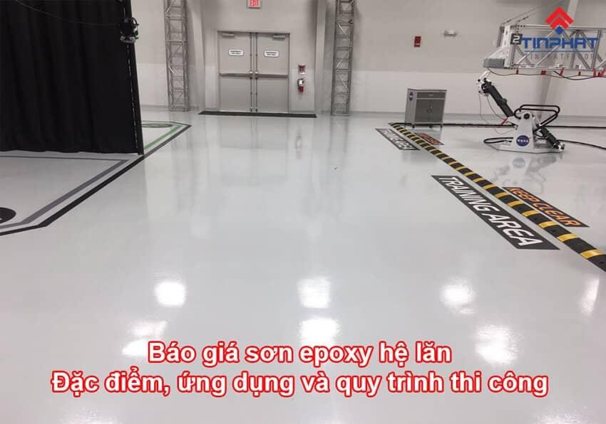 sơn epoxy hệ lăn giá rẻ