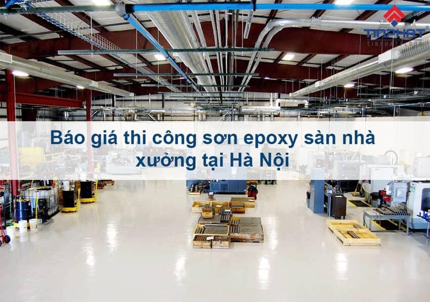 sơn epoxy sàn nhà xưởng