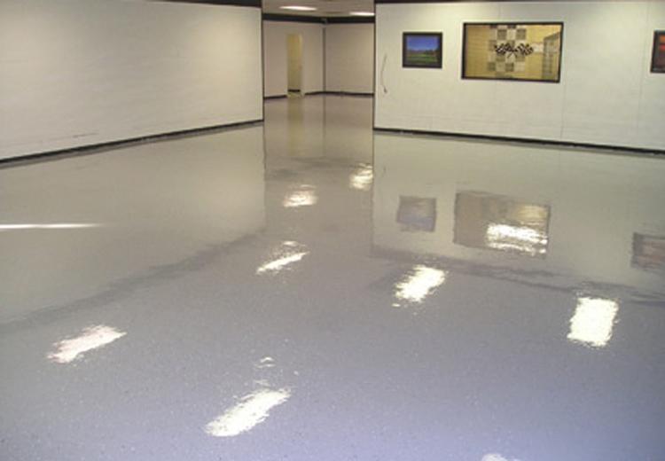 Sơn Epoxy sử dụng cho nền nhà của triển lãm tranh ảnh