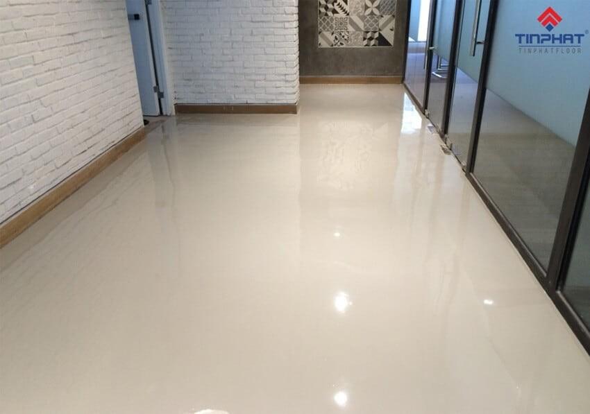 Công trình thi công sử dụng sơn Epoxy trong suốt