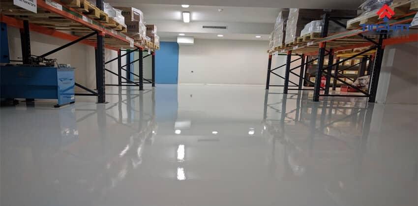 sơn epoxy tự phẳng