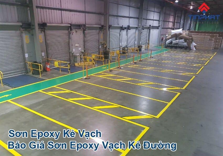 sơn epoxy vạch kẻ đường