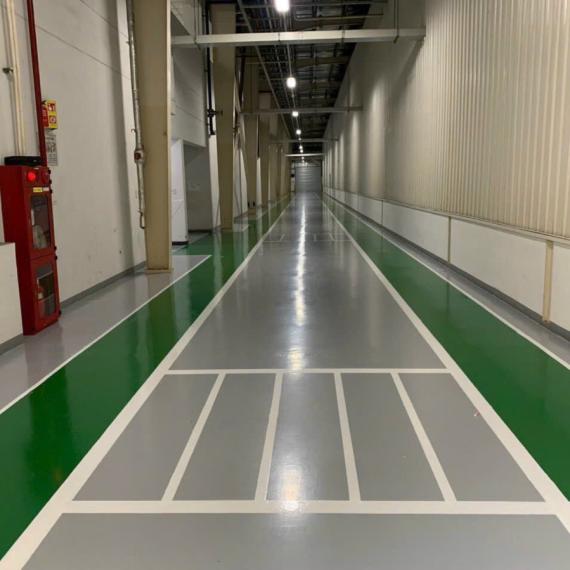 4 bước thi công sơn kẻ vạch nhà xưởng mới nhất 2024