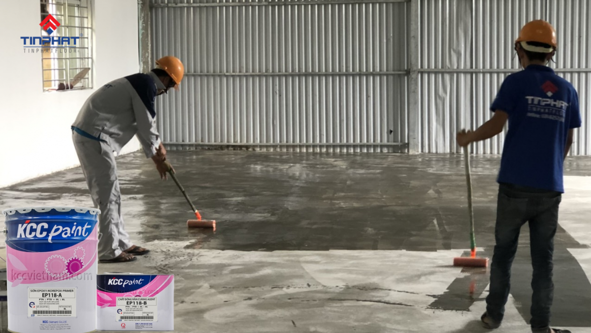Sơn lót sàn epoxy EP118 KCC Hàn Quốc