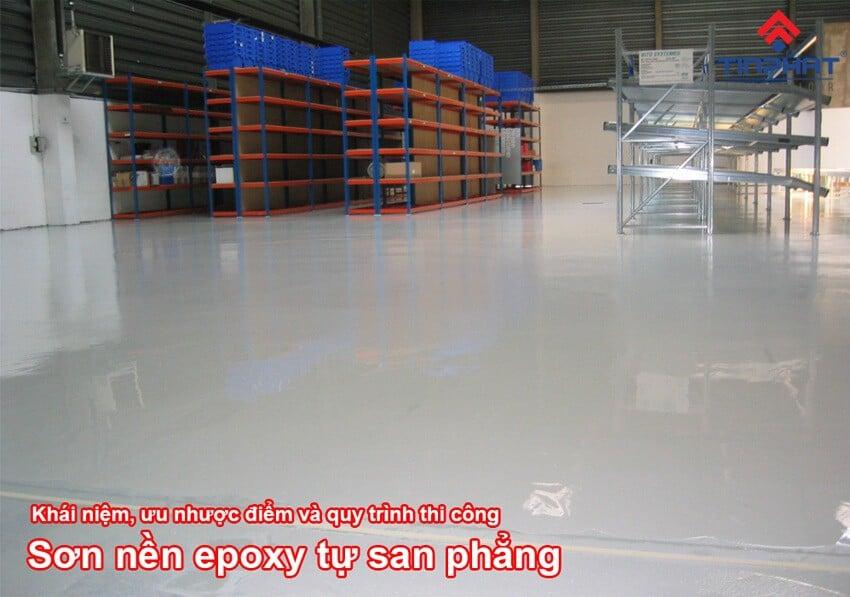 sơn nền epoxy tự san phẳng