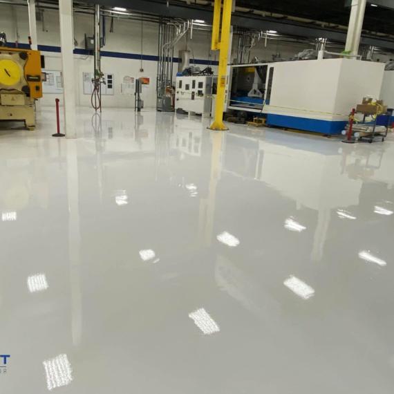 Sàn sơn epoxy - Giải pháp tăng khả năng chịu lực