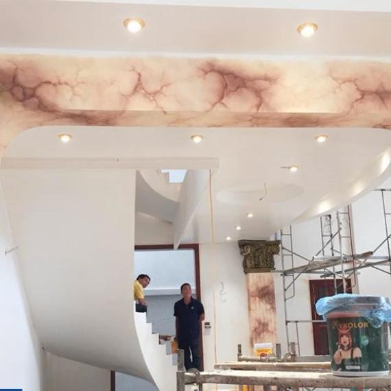 Sơn sàn epoxy giả đá - Nâng tầm vẻ đẹp không gian sống