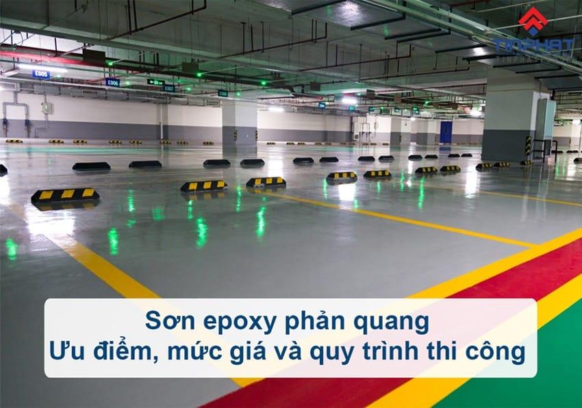 sơn sàn epoxy phản quang