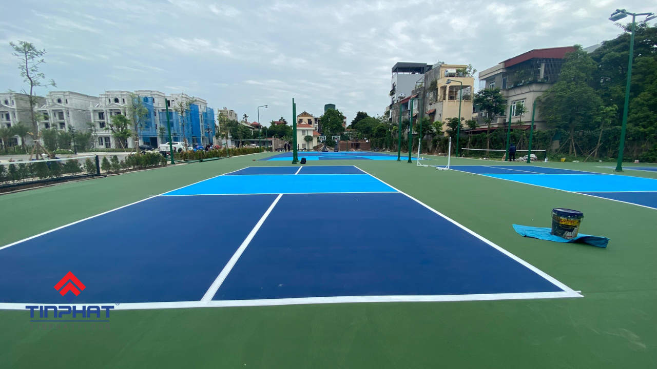 sân pickleball mini 