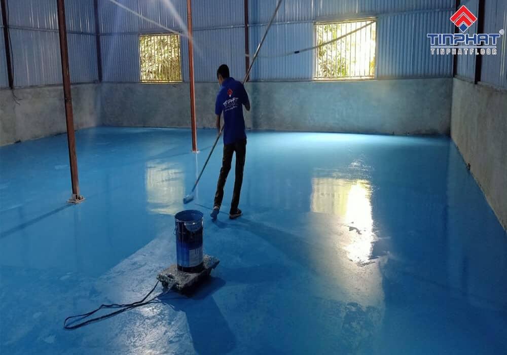 Quy trình sơn epoxy tự san phẳng chi tiết