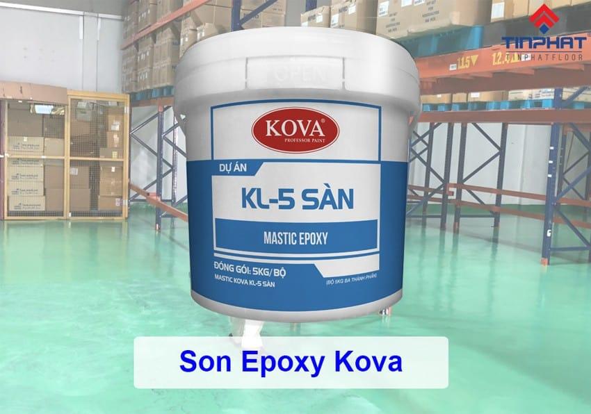 thi công sơn epoxy kova