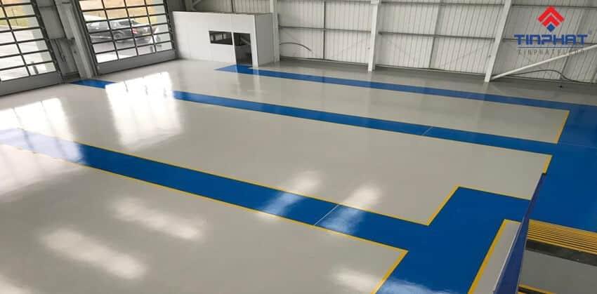 Ứng dụng sơn epoxy hệ lăn