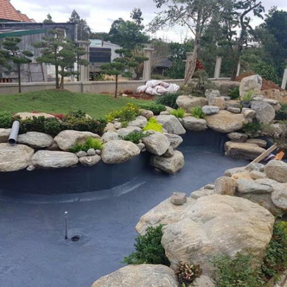 Thi công sơn Epoxy chống thấm cho hồ cá, bể nước mới nhất 2024 