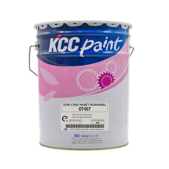 Sơn chịu nhiệt, phản quang KCC OT407-9180 siliver