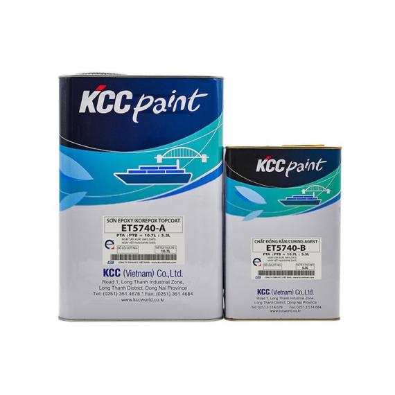 Sơn epoxy phủ trong nhà/ngoài trời KCC ET5740 - Màu Cơ Bản