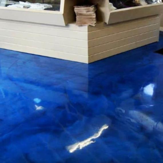 Thi công sơn epoxy giả đá