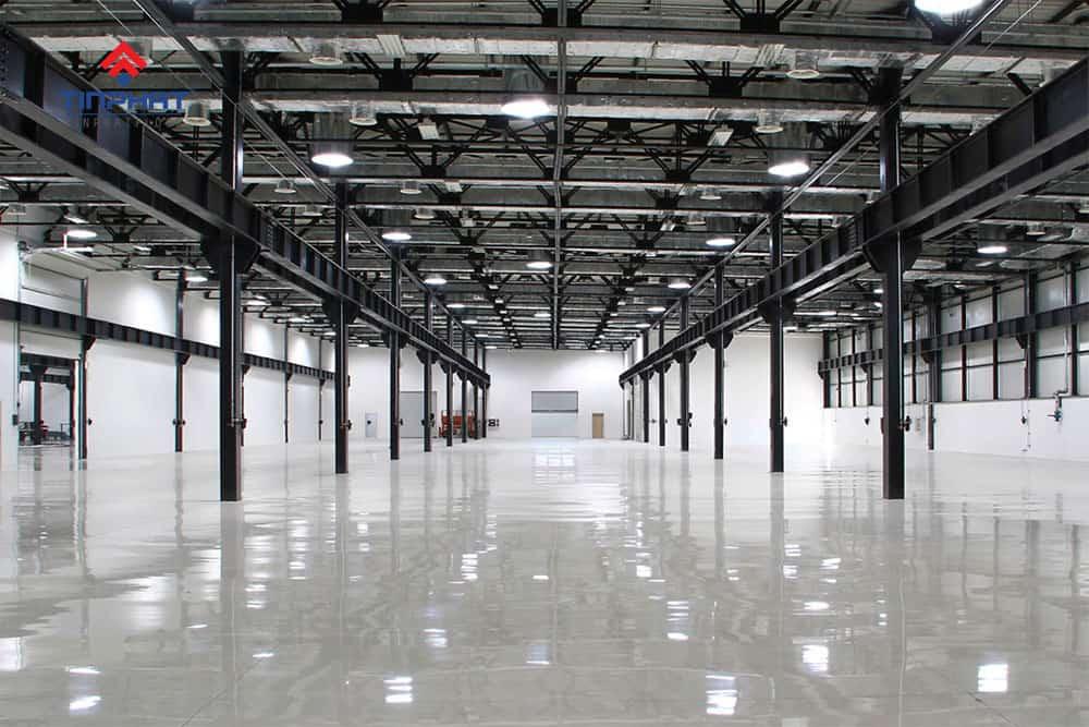 Thi công sơn epoxy sàn nhà xưởng